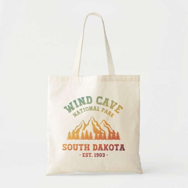 Bolsa Tote Parque Nacional Wind Cave South Dakota (Frente)