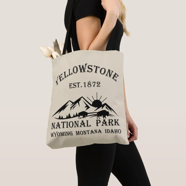 Bolsa Tote Parque nacional Yellowstone (Close Up)
