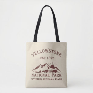 Bolsa Tote Parque Nacional Yellowstone Vintage