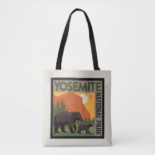 Bolsa Tote Parque Nacional Yosemite   Família Bear