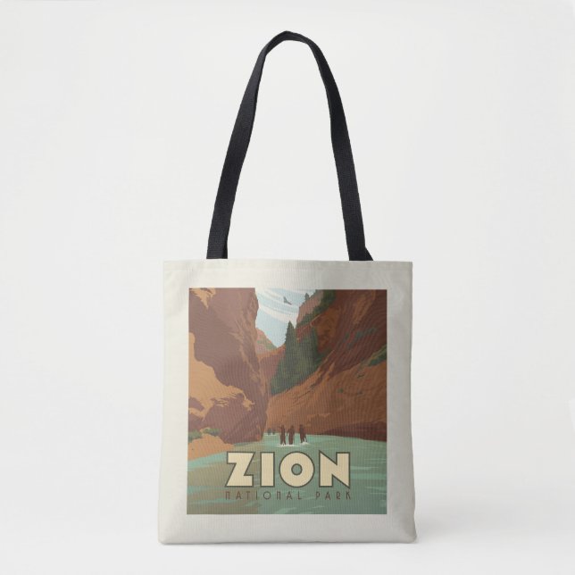 Bolsa Tote Parque Nacional Zion | Estreitos (Frente)