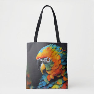 Bolsa Tote Parrot Bird Discovery Natureza da Aventura