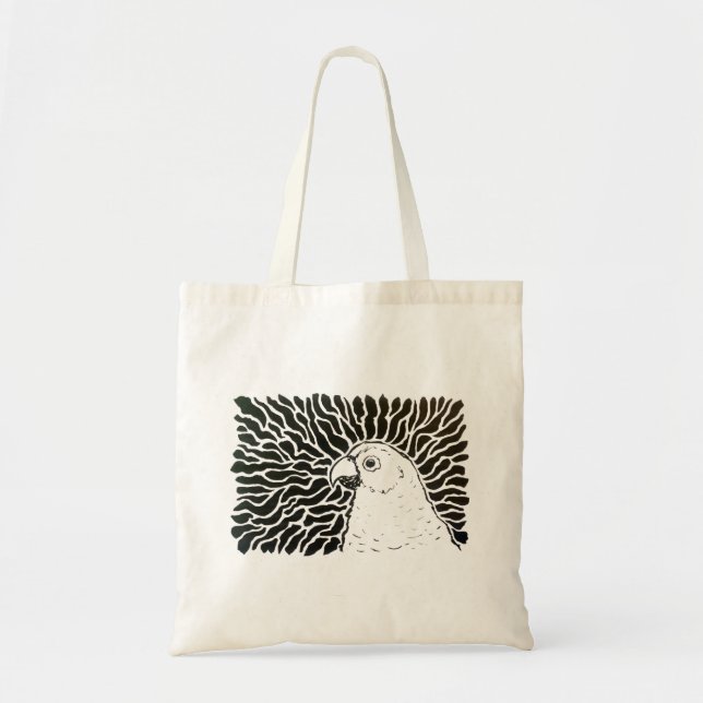 Bolsa Tote Parrot Cotton (Frente)