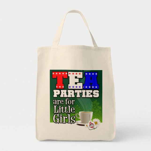 Bolsa Tote Partes de chá (Frente)