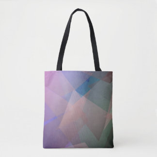 Bolsa Tote Partículas voadoras de abstrato | Formas geométric