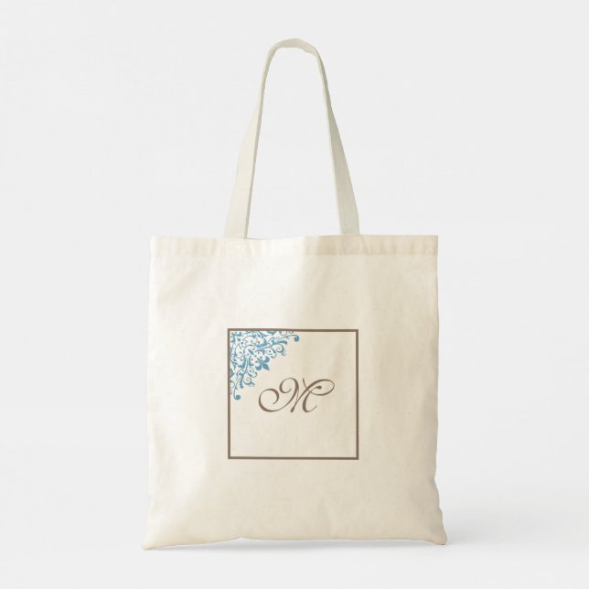 Bolsa Tote Partido Bridal Fleur de Lis Monogramo (Verso)