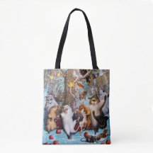 Partido dos animais da dança na sacola das