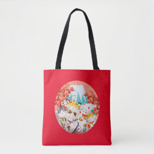 Bolsa Tote Partido Manekineko Hanami