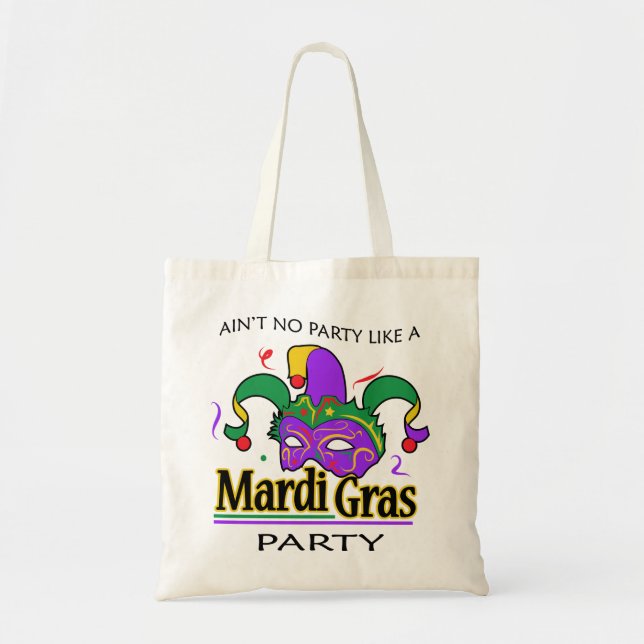 Bolsa Tote Partido Mardi Gras (Frente)
