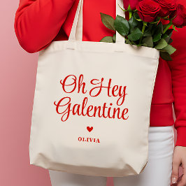 Bolsa Tote Partido Personalizado Galentine é a favor do prese