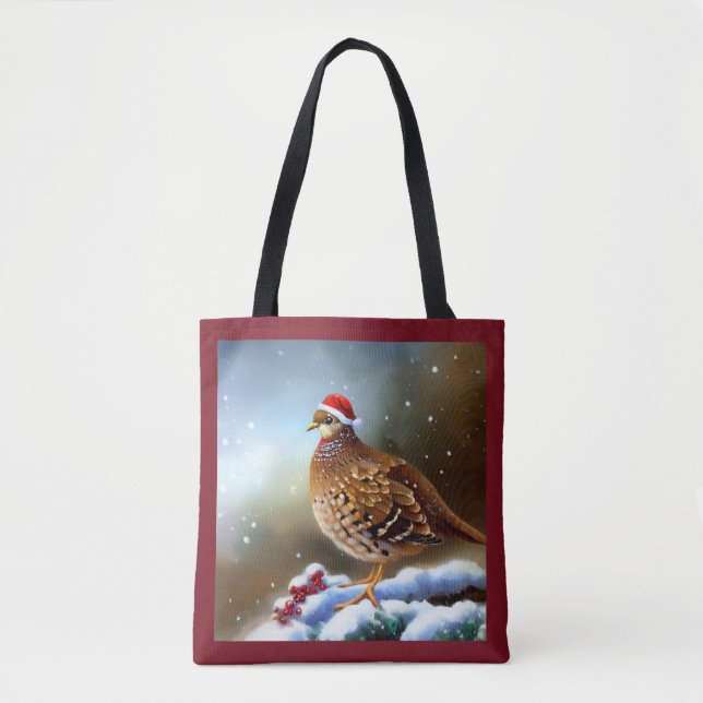 Bolsa Tote Partucho Natal 2 (Frente)