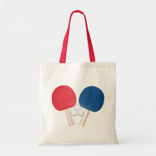 Bolsa Tote Pás e bolas de Pong do sibilo