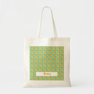 Bolsa Tote Páscoa Coelhinhos Nome de Ovo Primavera
