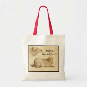 Bolsa Tote Páscoa de Bênçãos de Trabalho de arte de Holbein