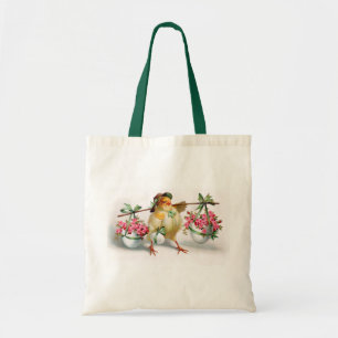Bolsa Tote Páscoa e flores