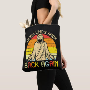 Bolsa Tote Páscoa Jesus Adivinhe Quem Voltou Religioso Cristã