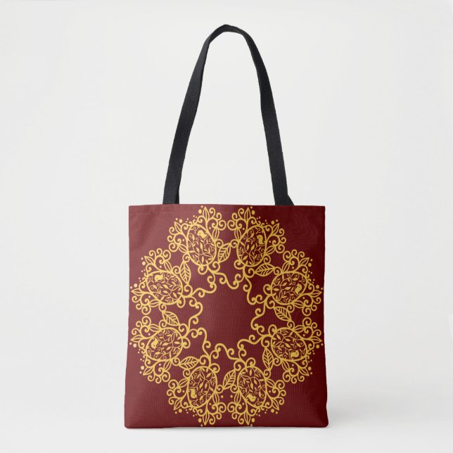 Bolsa Tote Páscoa Mandala (Frente)