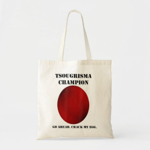 Bolsa Tote Páscoa ortodoxa grega ovo vermelho engraçado