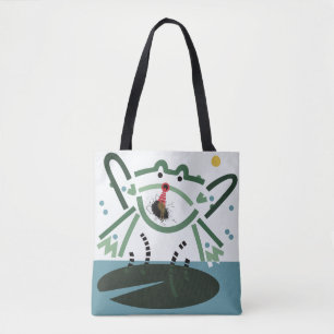 Bolsa Tote #pasdechatsplat Sapo Abstrato de Arte Moderna Bag