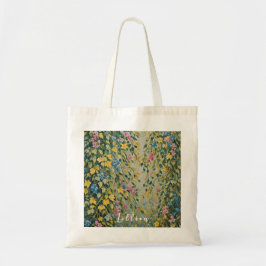 Bolsa Tote Passagem Encantada: Jardim Secreto Pastel