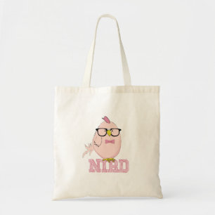 Bolsa Tote Passarinho Nerd Divertido com Óculos Pássaro Fof