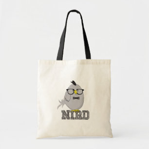 Bolsa Tote Passarinho Nerd Engraçado com Óculos   Geeko Pássa