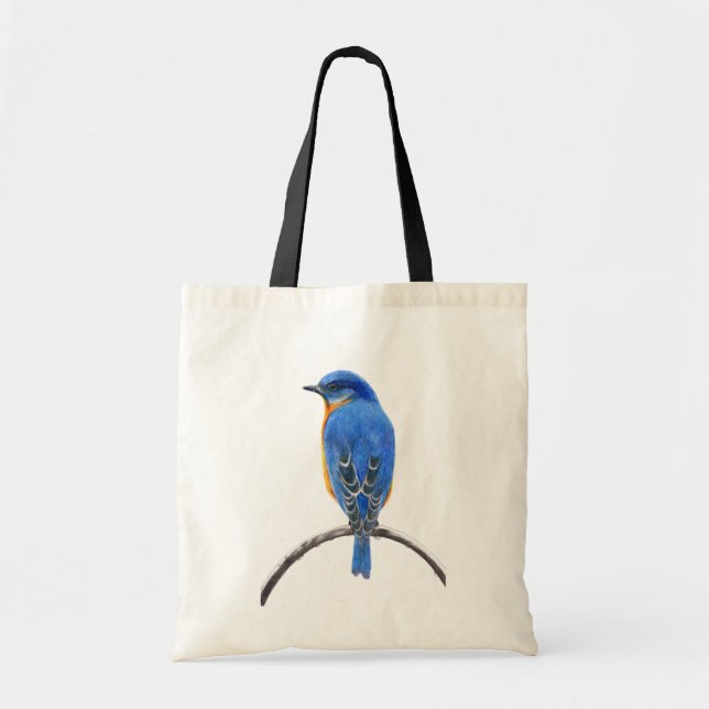 Bolsa Tote Pássaro Azul (Frente)