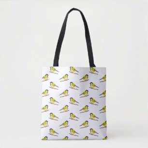 Bolsa Tote Pássaro Bonito De Pássaros Excelentes Amarelos