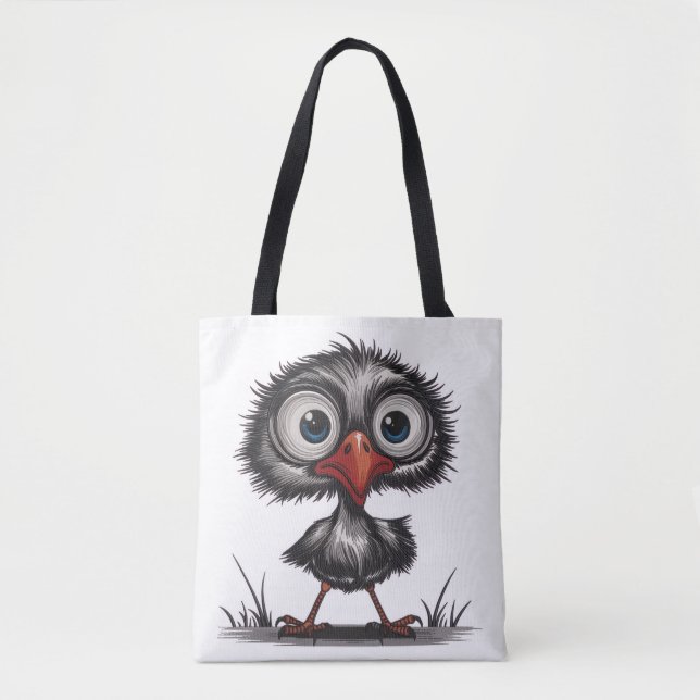 Bolsa Tote Pássaro caprichoso (Frente)