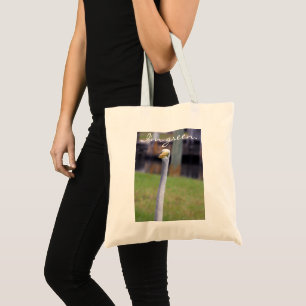 Bolsa Tote Pássaro com Pescoço Longo