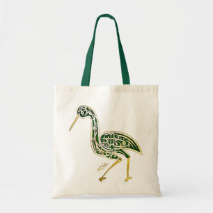 Bolsa Tote Pássaro da caligrafia (cegonha)