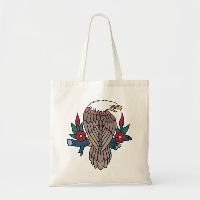 Bolsa Tote Pássaro de águia careca (Frente)