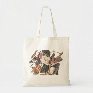 Bolsa Tote Pássaro de Audubon Cuckoo Negro Cobrado