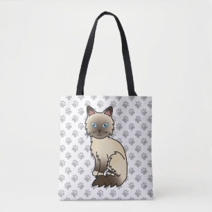 Bolsa Tote Pássaro de Chocolate / Gato e patas