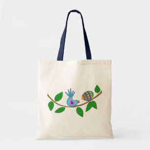 Bolsa Tote Pássaro e arte popular do ucraniano de Pysanka