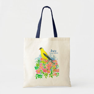 Bolsa Tote Pássaro Estadual Amarelo Goldfinch da Grocería de 