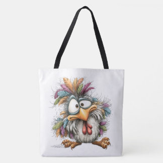 Bolsa Tote Pássaro Excêntrico