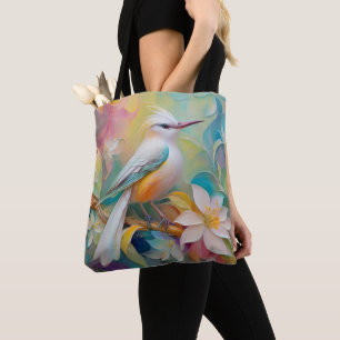 Bolsa Tote Pássaro Fantasia De Ouro Atropelado