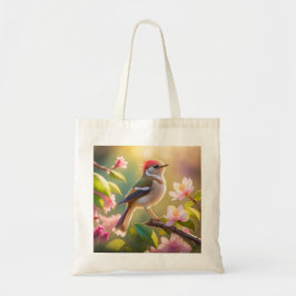 Bolsa Tote Pássaro Fantasia do Warblay Chested Buff