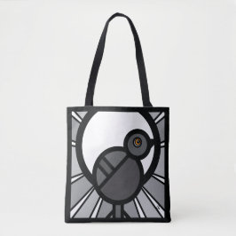 Bolsa Tote Pássaro Negro