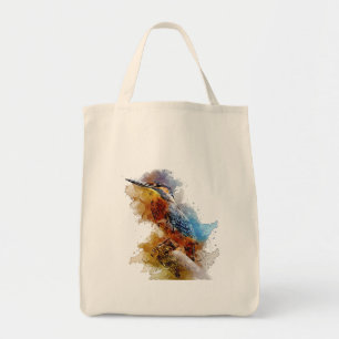 Bolsa Tote Pássaro pequeno do martinho pescatore apenas no