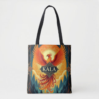 Bolsa Tote Pássaro Phoenix mítico - Fogo KALA