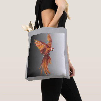 Bolsa Tote Passaro Vermelho