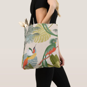 Bolsa Tote Pássaro voador colorido