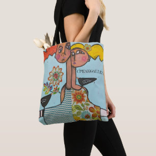 Bolsa Tote Pássaros de um Saco de Banheiro