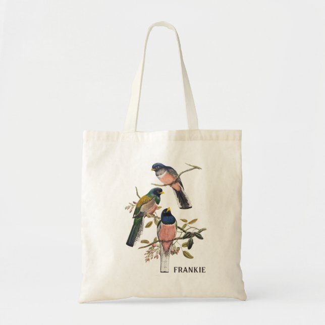 Bolsa Tote Pássaros de uma Peste - Cabeça de Ponta ou Saco de (Frente)