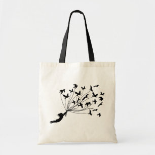 Bolsa Tote Pássaros de vôo no saco amigável de Eco das cor