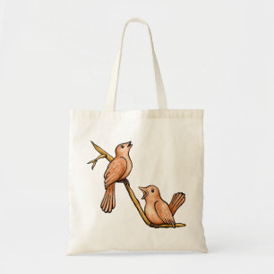 Bolsa Tote Pássaros do canto sacola