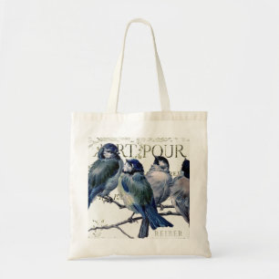 Bolsa Tote Pássaros em um ramo
