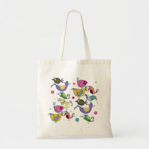 Bolsa Tote Pássaros engraçados